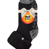 Kids Original Lounge-Socken mit Turnover-Feder-Oberteil – Schwarz