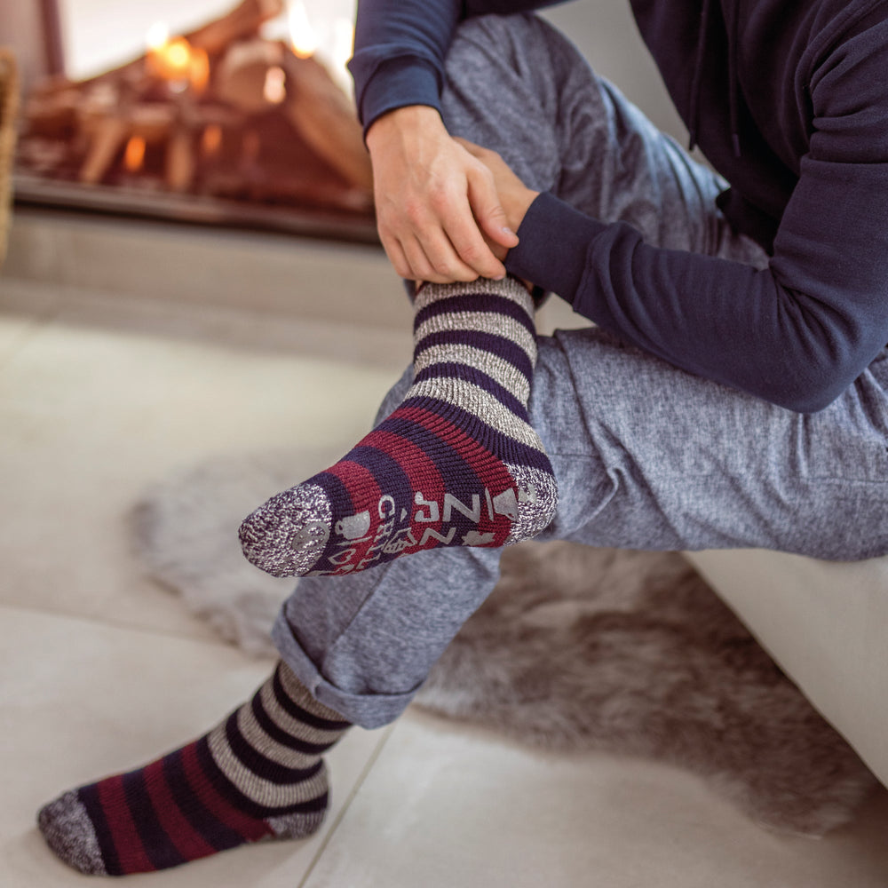 Herren Original Oakley Lounge Socke – Marineblau und Grau