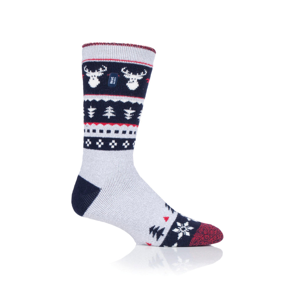 Mens Lite Weihnachtssocken – Hirsch