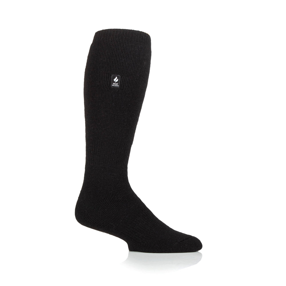 Herren Lite Kingfisher Lange Thermosocken – Schwarz