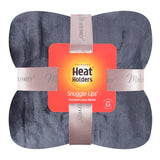 Luxuriöse Fleece-Thermodecke/Überwurf – Antiksilber