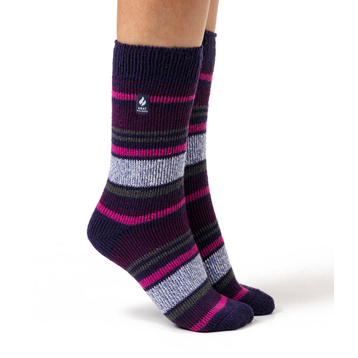 Heat Holders Original Stripe Thermal Socks - Matalan