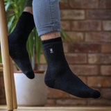 Herren Lite Amsterdam Fersen- und Zehensocken – Anthrazit und Schwarz