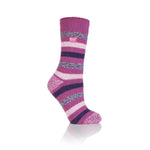 Ladies Original Appleby Twist Socks - Pink & Navy