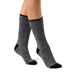 Damen Lite Viola Socken – Schwarz und Hellgrau