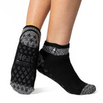 Damen Original Pisa Knöchel-Slipper-Socken – Schwarz