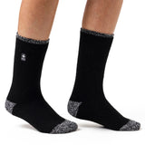 Ladies Original Prague Heel & Toe Socks - Black & White