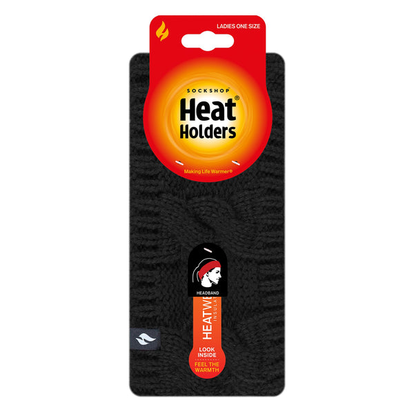 Damen Alta Thermo-Stirnband – Schwarz