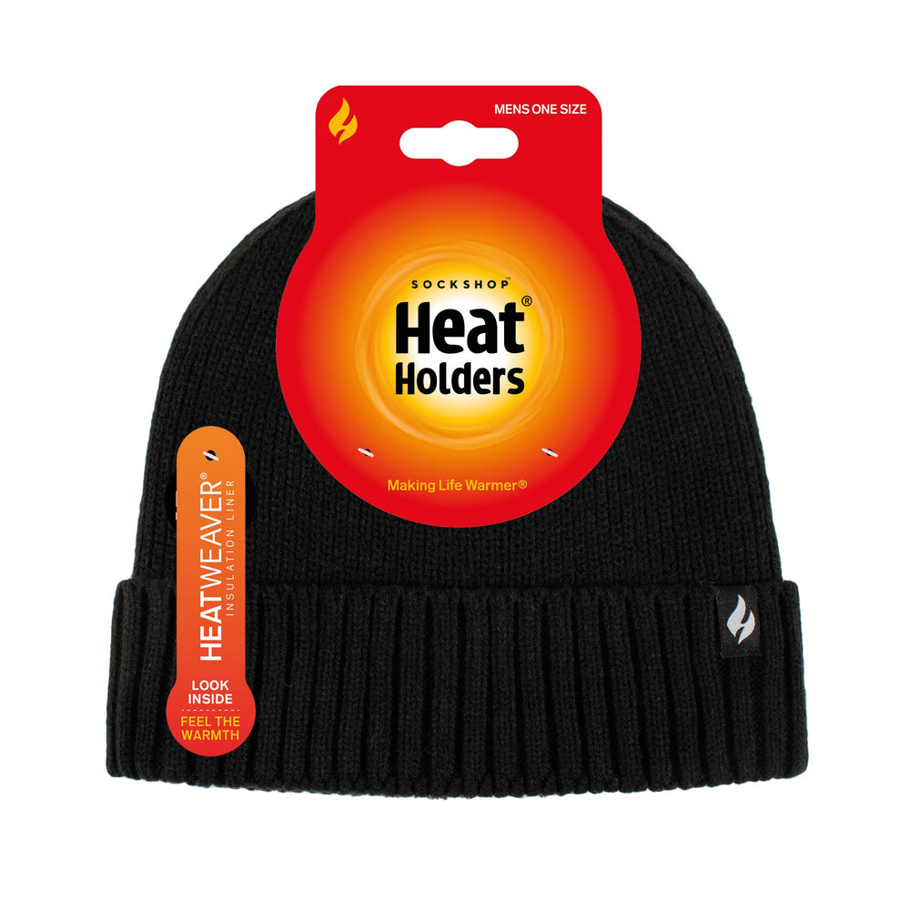Herren Aspen Turnover Cuff Hat – Schwarz