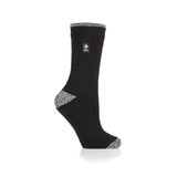 Damen Original Prague Heel & Toe Socken – Schwarz & Weiß