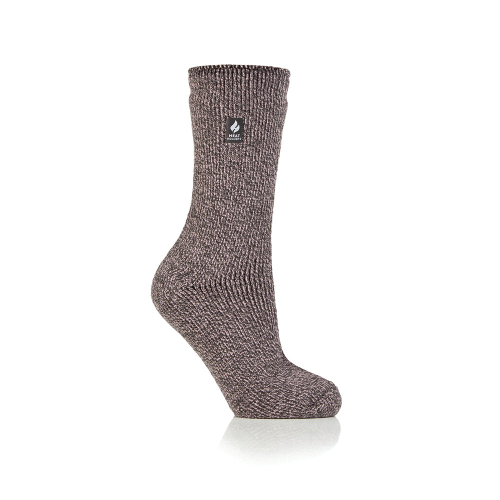 Damen Original Outdoors Socken aus Merinowollmischung – Altrosa und Grau