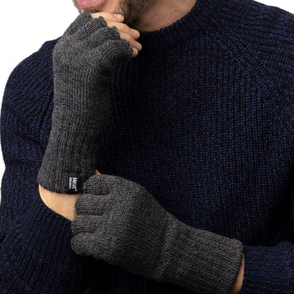 heat holders handschuhe herren Fingerlose Herrenhandschuhe – Anthrazit – Heat Holders EU