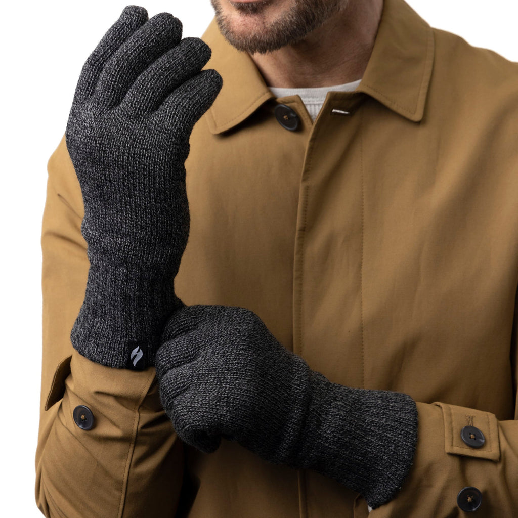 die wärmsten handschuhe herren Herren Arvid Original Handschuhe – Anthrazit – Heat Holders EU
