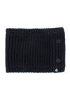 Unisex Button Up Neck Warmer - Black