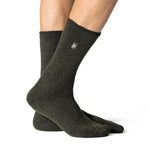 Mens Original Finch Thermal Socks - Forest Green Twist