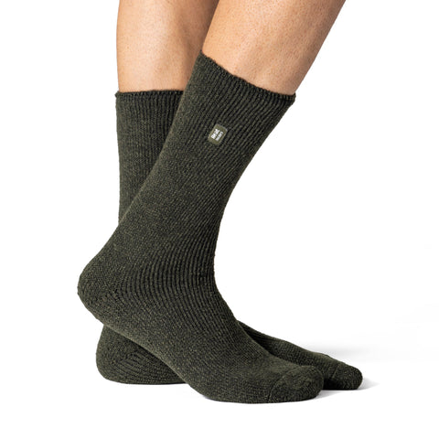 Herren Original Finch Thermosocken – Forest Green Twist