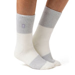 Damen Original Catania Mittelstreifensocken – Elfenbein und Silber