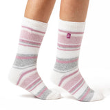 Ladies Original Palma Multi Stripe Socks - Ivory