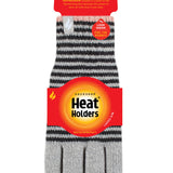Damen-Thermohandschuhe Oslo – Wolkengrau und Schwarz