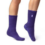 Damen Original Thermo-Slipper-Socken – Lavendel