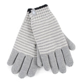 Damen-Thermohandschuhe Oslo – Wolkengrau und Creme