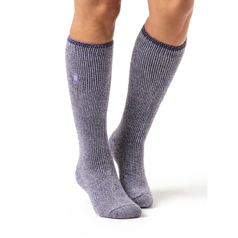 Damen Original Outdoors Lange Socken aus Merinowollmischung – Flieder