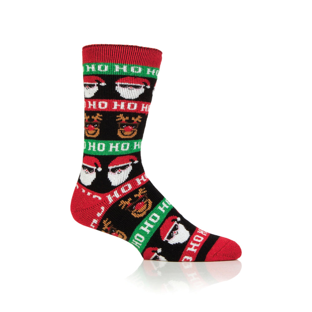 Mens Lite Weihnachtssocken – Ho Ho Ho