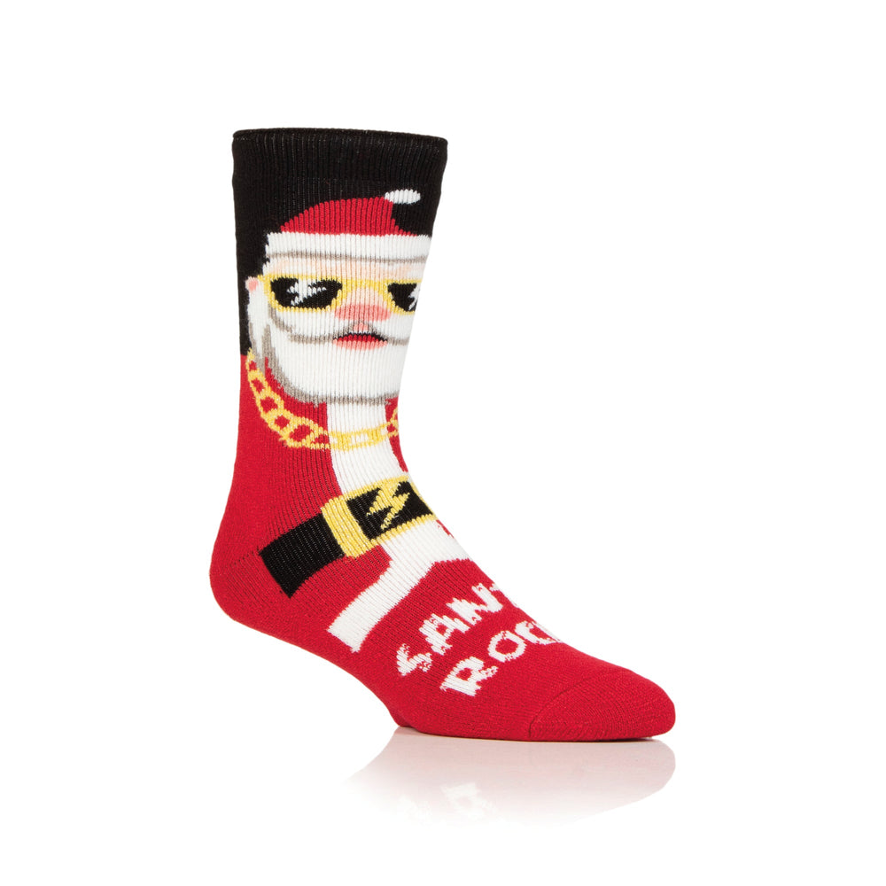 Mens Lite Weihnachtssocken – Cooler Weihnachtsmann
