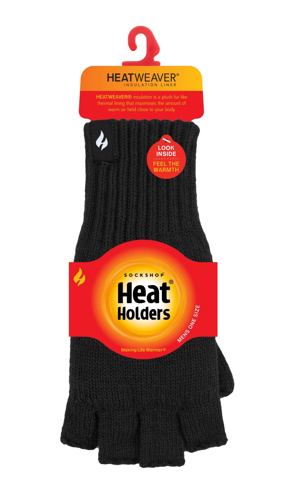 heat holders handschuhe herren Fingerlose Herrenhandschuhe – Schwarz – Heat Holders EU