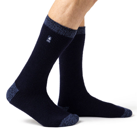 Herren Original Berlin Fersen- und Zehensocken – Marineblau und Denim