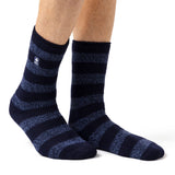 Herren Original Palermo Chunky Stripe Socken – Marineblau und Denim