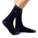 Herren Lite Amsterdam Fersen- und Zehensocken – Marineblau und Denim