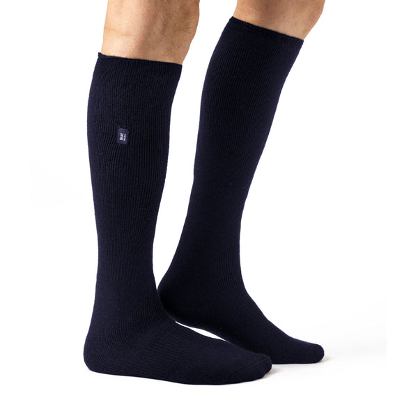 Herren Lite Kingfisher Lange Thermosocken – Marineblau