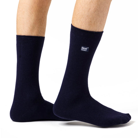 Herren Ultra Lite Cardinal Plain Thermosocken – Marineblau