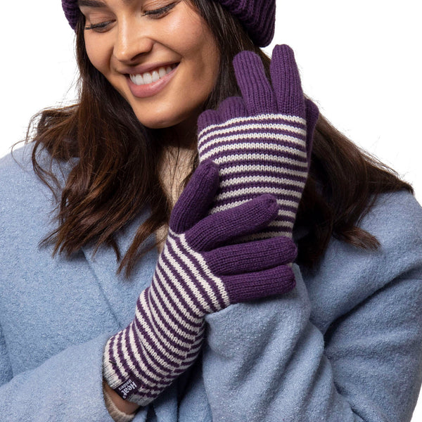 Damen Oslo Thermohandschuhe – Lila