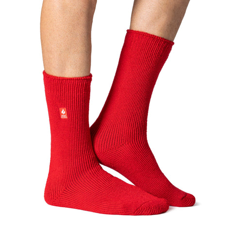 Mens Original Finch Thermal Socks - Red