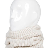 Grober Damen-Halswärmer – Creme