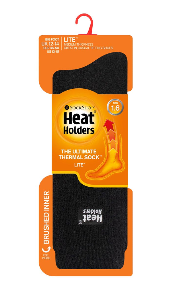 Herren Lite Bigfoot Socken – Schwarz