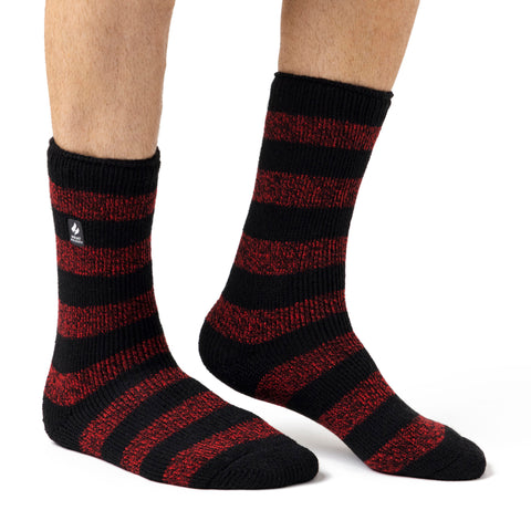 Herren HEAT HOLDERS Original Chunky Stripe Socken Palermo