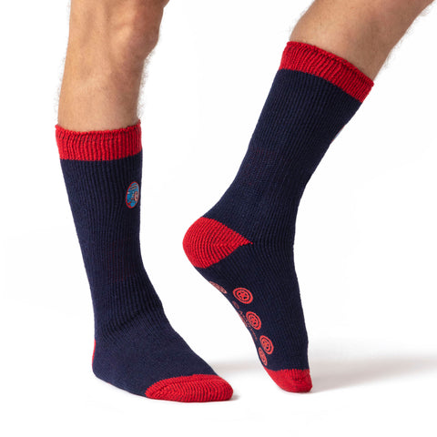 WÄRMEHALTER für Herren Captain America Slipper Socks