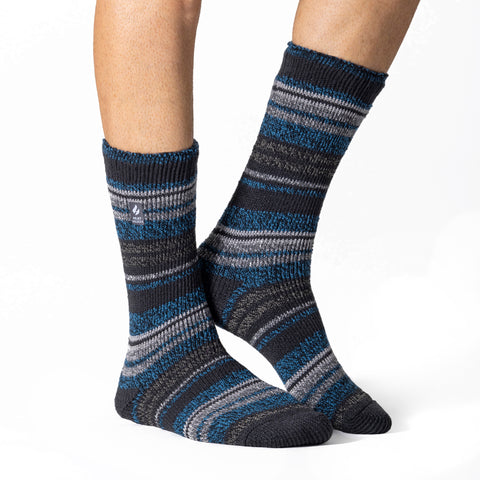 Herren HEAT HOLDERS Original Multi Stripe Socken Bari