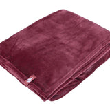 Luxury Fleece Thermal Blanket/Throw - Cherry