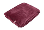 Luxury Fleece Thermal Blanket/Throw - Cherry