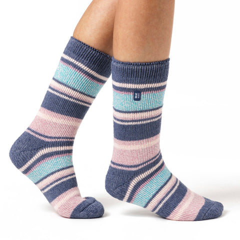 Damen WÄRMEHALTER Original Multi Stripe Socks Palma