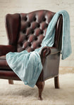 Luxury Fleece Thermal Blanket/Throw - Duck Egg