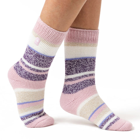 Damen WÄRMEHALTER Original Multi Stripe Socks Provence