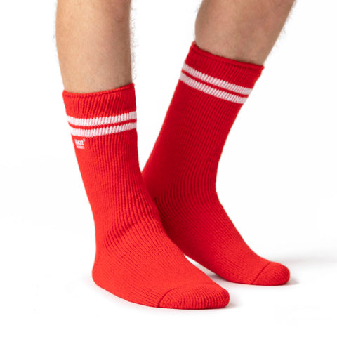 Herren HEAT HOLDERS Football Supporter Stripe Socken