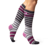 Damen HEAT HOLDERS Stripe Long LITE Socken Houghton