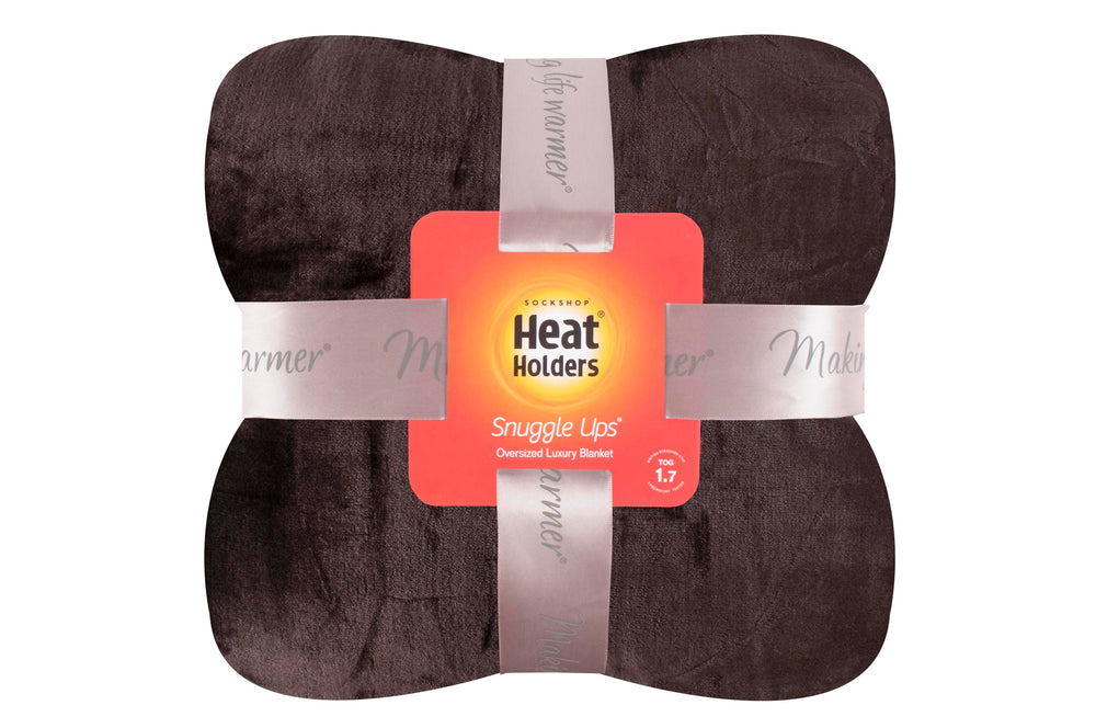 Luxuriöse Fleece-Thermodecke/Überwurf – Hot Chocolate