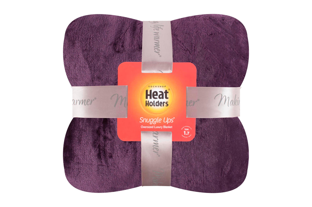 Luxuriöse Fleece-Thermodecke/Überwurf – Glühwein